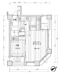 新富町駅 徒歩4分 10階の物件間取画像